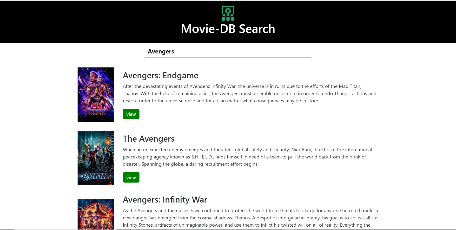 The Movie DB Search